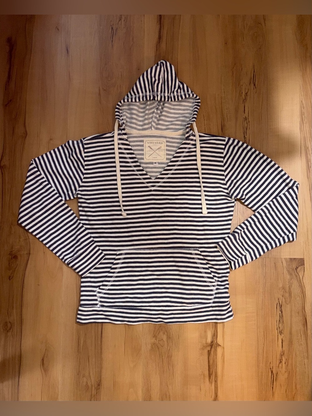 Vineyard Crew Authentic Vintage striped hoodie pullover